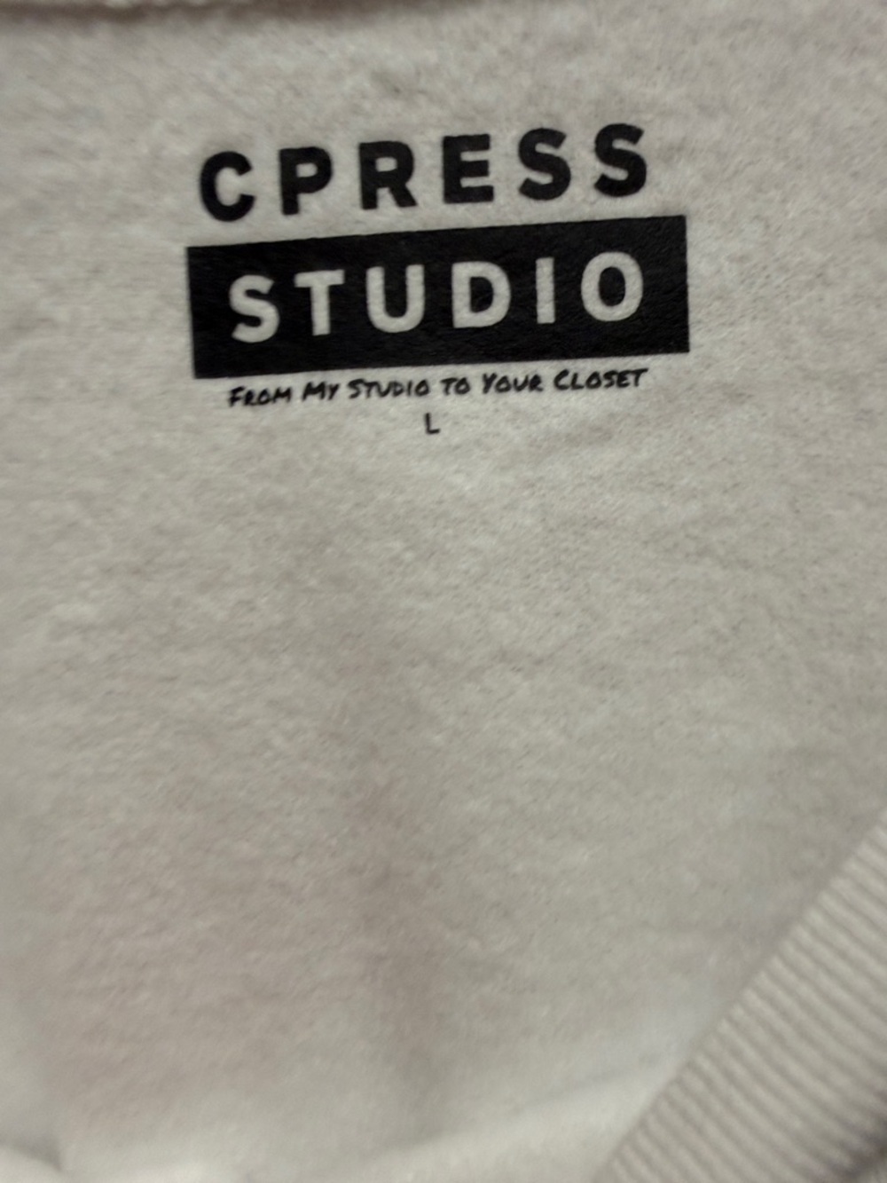 White Graphic Crewneck Sweatshirt - Picture 3 of 6